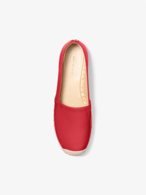 Lynn Leather Platform Espadrille in CRIMSON | Michael Kors