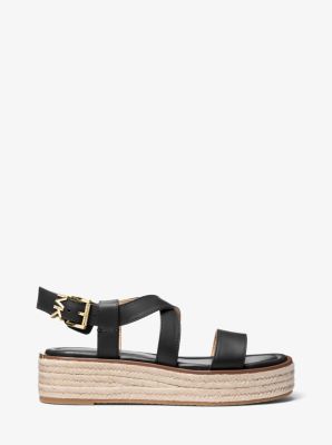 Lynn Leather Platform Espadrille Sandal image number 1