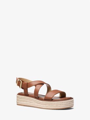 Lynn Leather Platform Espadrille Sandal image number 0