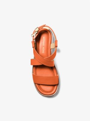 Lynn Leather Platform Espadrille Sandal