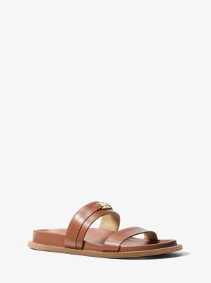 Mandy Leather Flat Sandal image number 0