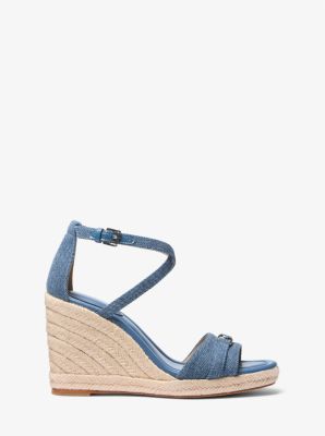 Mandy Denim Wedge Sandal image number 1