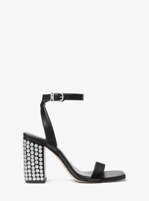 Merriam Studded Leather Block Heel Sandal image number 1