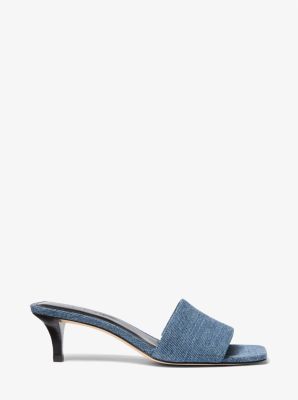 Sandale Merriam aus Denim mit Kitten-Heel-Absatz image number 1