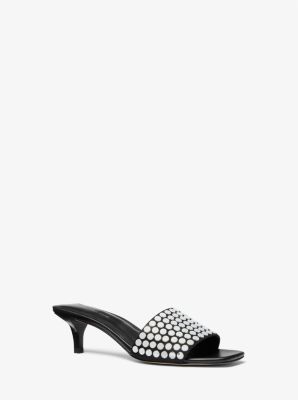 Merriam Studded Kitten Heel Sandal image number 0