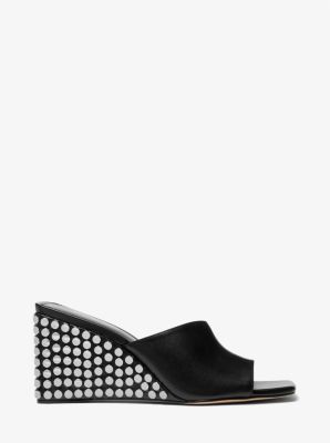 Merriam Studded Leather Wedge Sandal image number 1