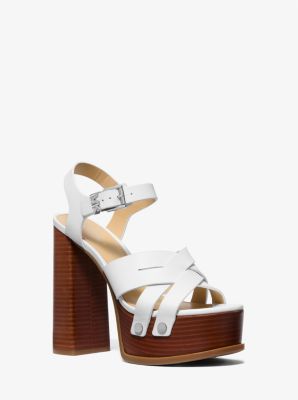 Nora Leather Platform Sandal image number 0