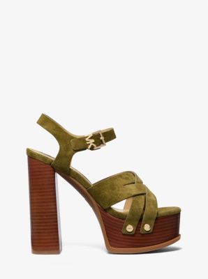 Nora Suede Platform Sandal image number 1