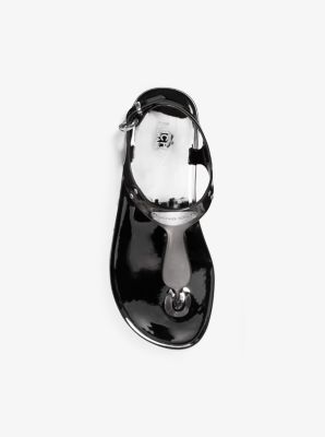 Shop Off-White Logo-Embossed Jelly Sandals