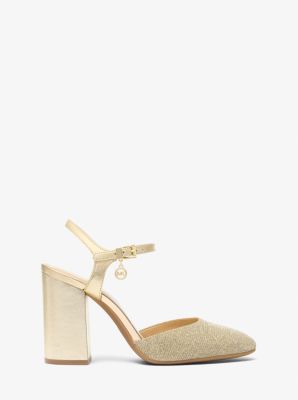 Alexa Flex Glitter Chain Mesh and Metallic Pump