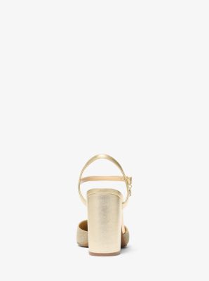 Alexa Flex Glitter Chain Mesh and Metallic Pump