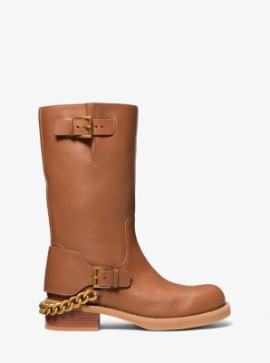 Bota Cayden de piel in LUGGAGE | Michael Kors