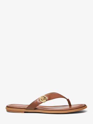 Sandalo Erin in pelle in CUOIO | Michael Kors