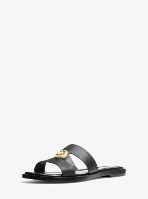 Sandale Erin aus Leder in SCHWARZ | Michael Kors