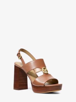 Erin Leather Platform Sandal