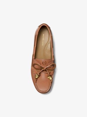 Mocassino Fallon in pelle in CUOIO | Michael Kors