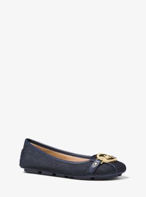 michael kors denim flats