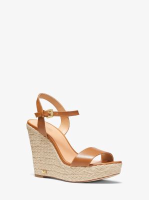 michael kors jill wedge acorn