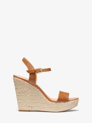 michael kors jill wedge acorn