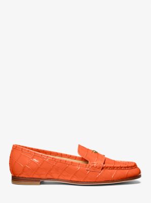 Jennings Crocodile Embossed Leather Loafer