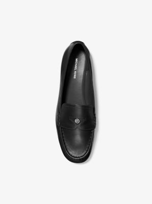 Jennings Leather Loafer in BLACK | Michael Kors
