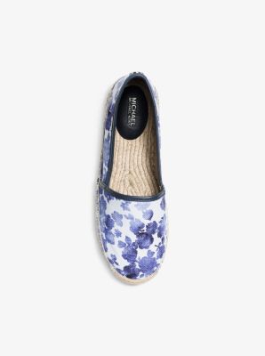 Kendrick Floral-Print Canvas Slip-On Espadrille