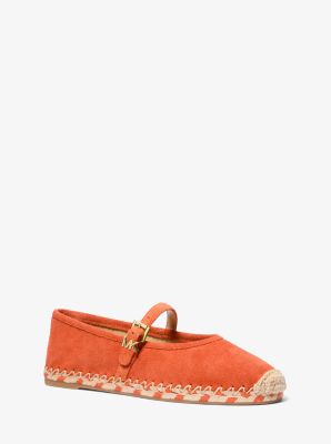 MK Espadrille Lynn Aus Wildleder Im Ballerina-Stil - Orange