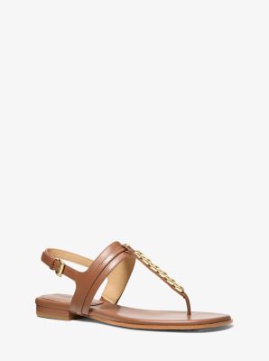 Marcia Embellished Leather Sandal