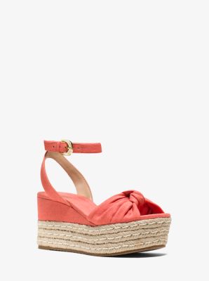 Maxwell Canvas and Leather Wedge | Michael Kors