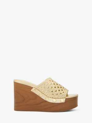 Mayes Woven Wedge Sandal