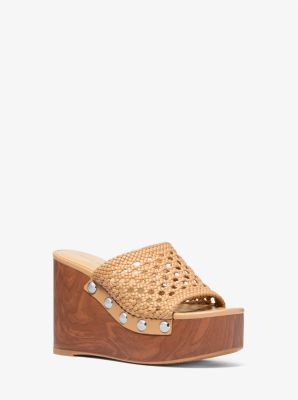 Mayes Woven Wedge Sandal
