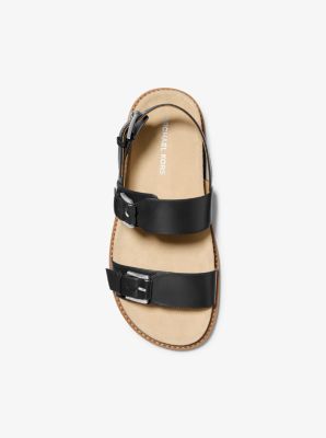 Sandale Nia en cuir in NOIR | Michael Kors