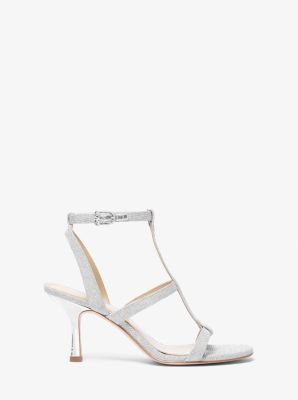 Nara Glitter Chain Mesh Sandal