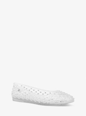 MK Jelly-Ballerina Pixie Mit Verzierung - Weiss
