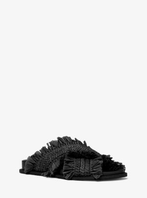 Peyton Fringe Crocheted Sandal