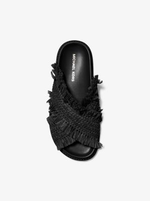 Peyton Fringe Crocheted Sandal