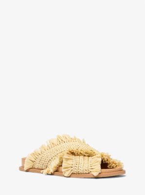 Peyton Fringe Crocheted Sandal