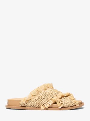 Peyton Fringe Crocheted Sandal