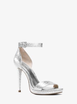 michael kors silver shoes