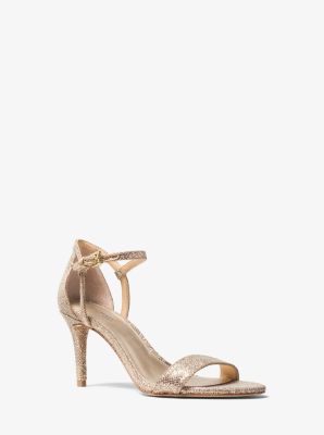 Simone Glitter Mesh Sandal Michael Kors