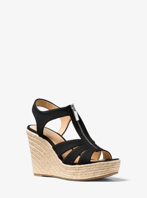 Berkley Canvas Wedge Sandal | Michael Kors