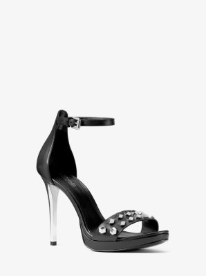 Michael kors shop hutton leather sandal