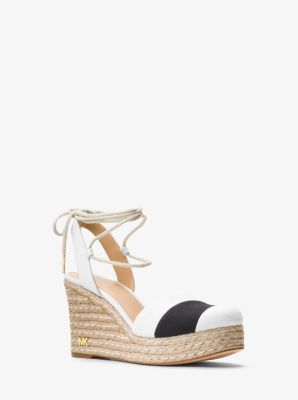 michael kors closed toe wedges