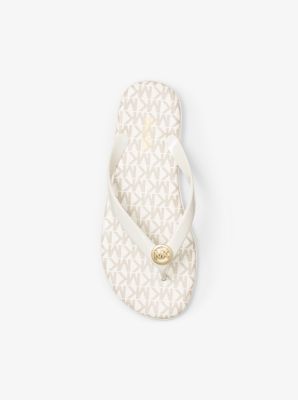 Michael kors jet sales set jelly flip flops