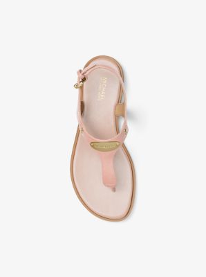 Saffiano Leather Sandal