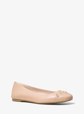 Valencia Studded Leather Ballet Flat | Michael Kors