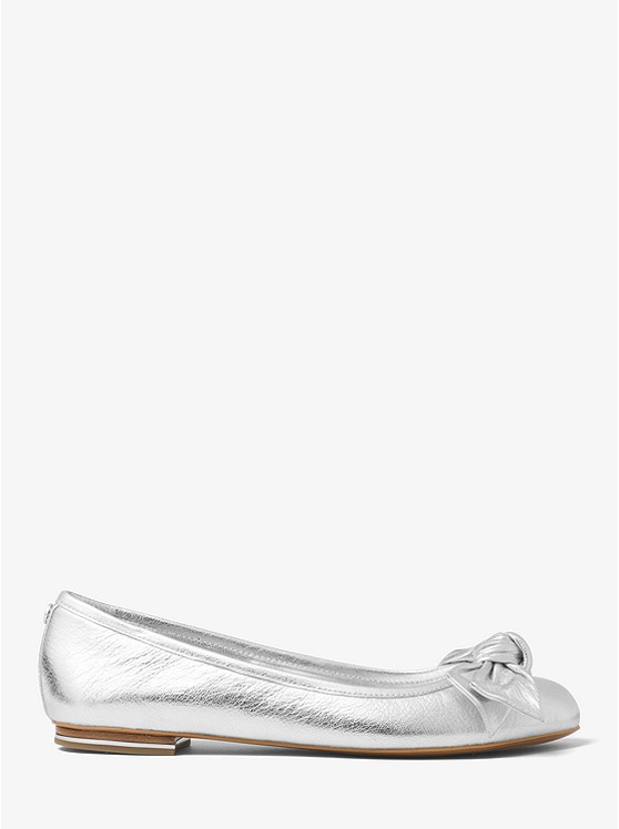 Willa Metallic Leather Ballet Flat