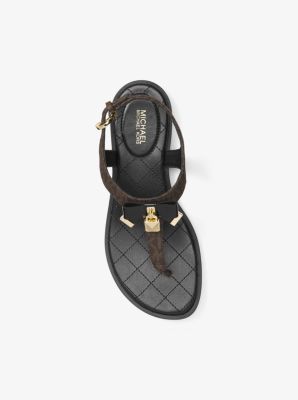 Michael kors alice logo on sale sandal