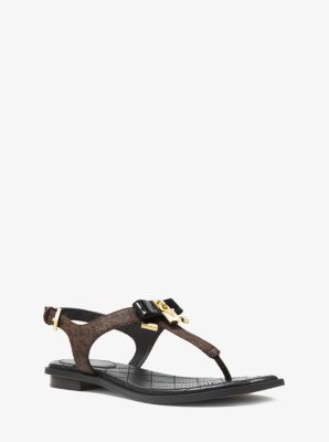 michael kors logo sandals