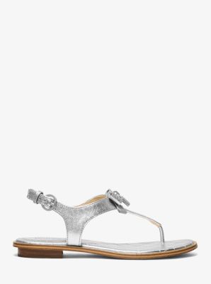 Alice metallic store leather sandal